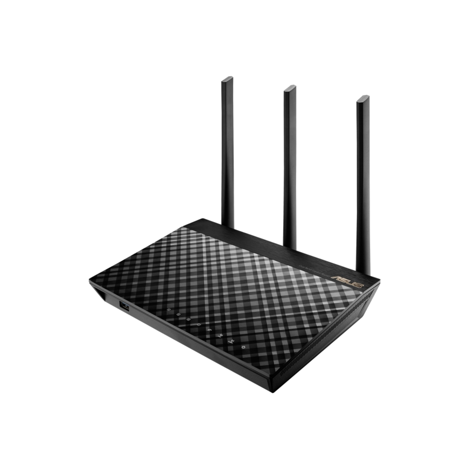 ASUS RT-AC1900U wireless router Gigabit Ethernet Dual-band (2.4 GHz / 5 GHz) Black