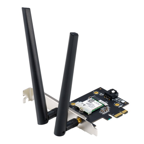 ASUS PCI-E Adapter WiFi 6E Tri-Band Bis Zu 5.400 Mbit/s Bluetooth 5.2