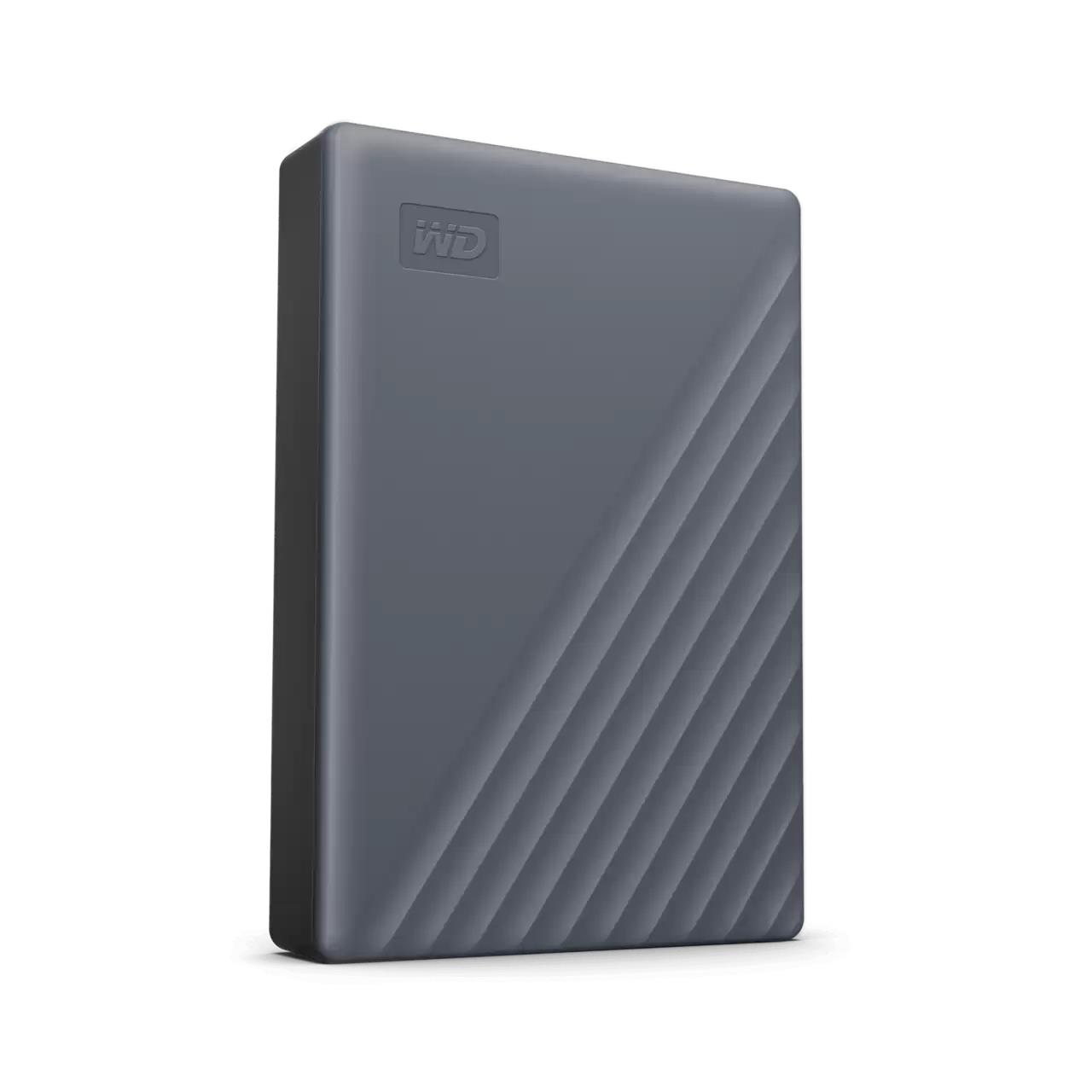 External HDD WESTERN DIGITAL My Passport WDBY3J0060BGY-WESN 6TB USB-C Colour Grey WDBY3J0060BGY-WESN