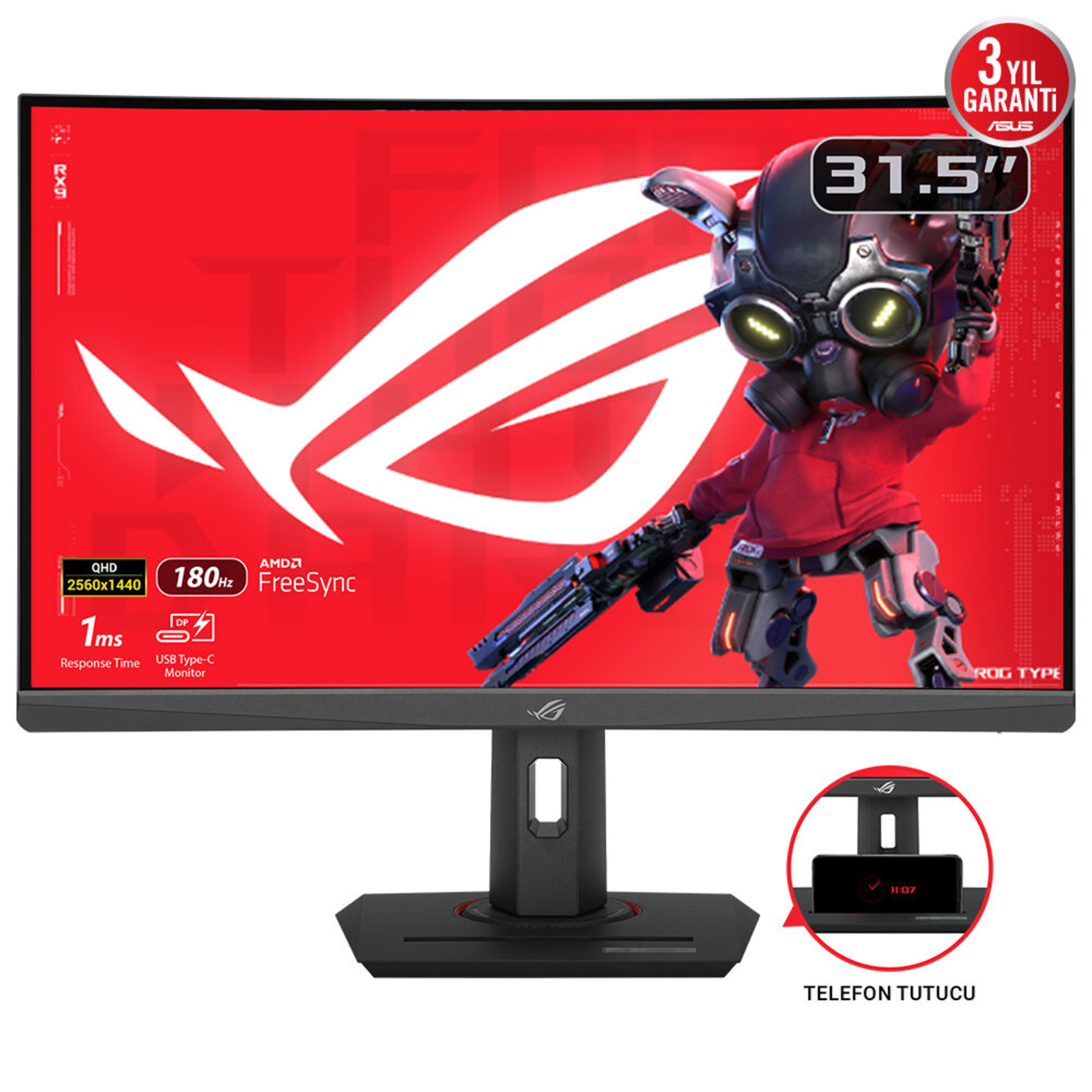 ASUS ROG Strix XG32WCS computer monitor 80 cm (31.5