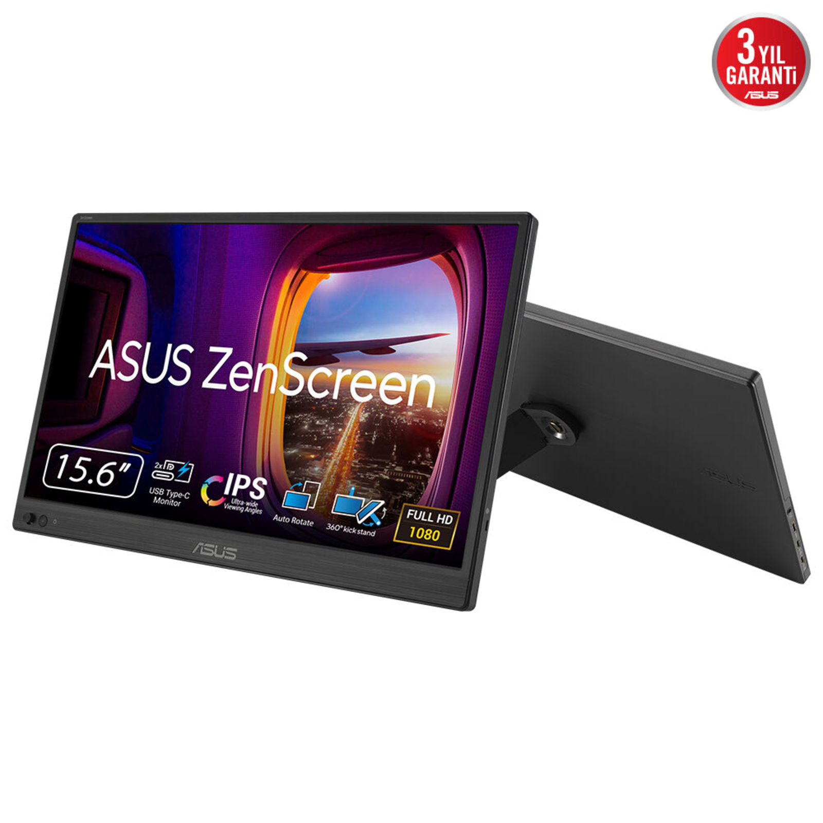 ASUS ZenScreen MB169CK computer monitor 39.6 cm (15.6