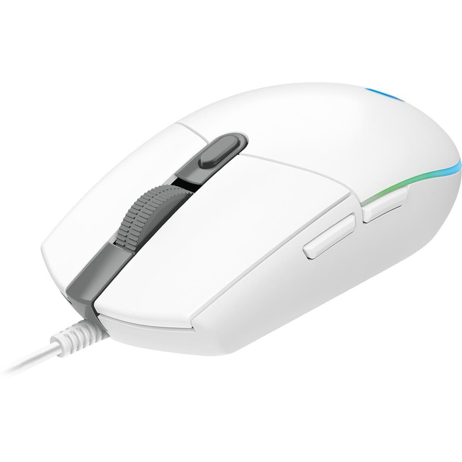 Logitech Gaming Mouse G102 LightSYNC Optical Cabling White