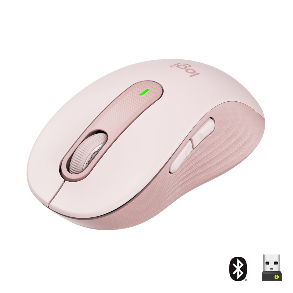 Logitech Signature M650 Wireless Pink Size M Chromebook Certified
