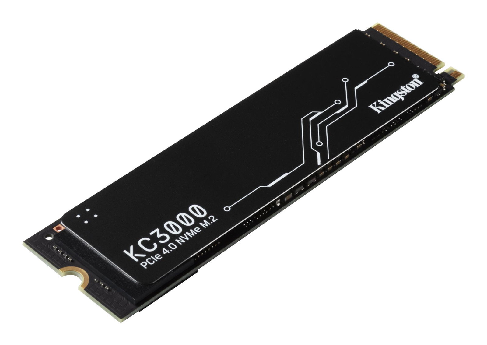SSD KINGSTON KC3000 2TB M.2 NVMe 3D TLC Write speed 7000 MBytes/sec Read speed 7000 MBytes/sec MTBF 1800000 hours SKC3000D/2048G