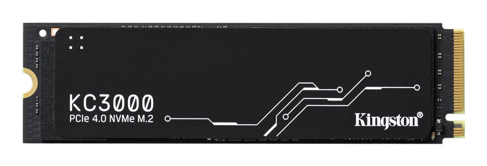 SSD KINGSTON KC3000 2TB M.2 NVMe 3D TLC Write speed 7000 MBytes/sec Read speed 7000 MBytes/sec MTBF 1800000 hours SKC3000D/2048G