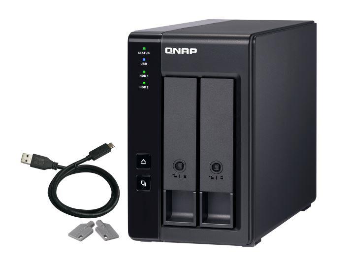 DAS ENCLOSURE 2BAY USB-C/TR-002 QNAP