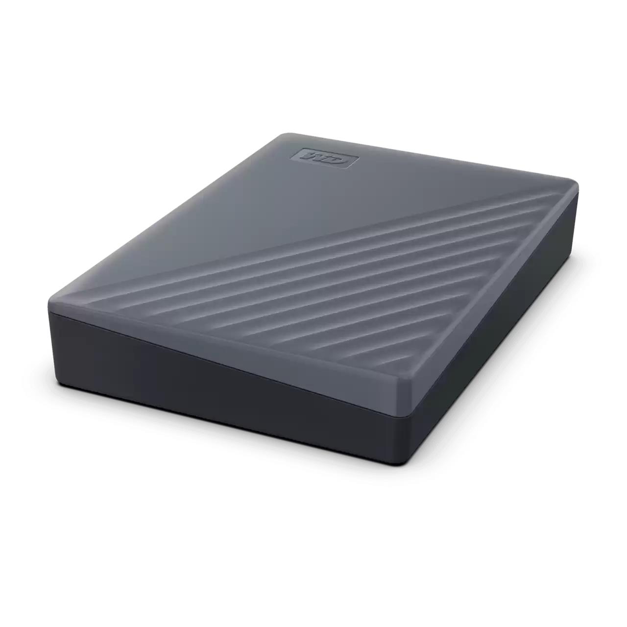 External HDD WESTERN DIGITAL My Passport WDBRMD0050BGY-WESN 5TB USB-C Colour Grey WDBRMD0050BGY-WESN