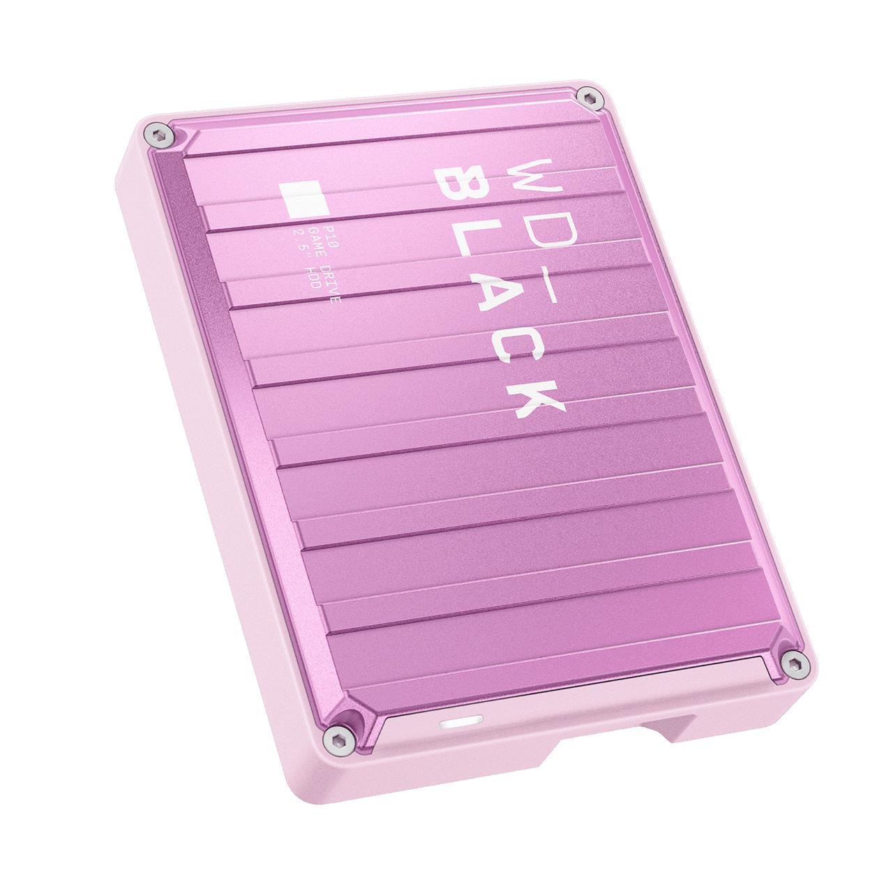 External HDD WESTERN DIGITAL P10 Game Drive WDBZ7D0040BPK-WESN 4TB USB 3.2 Colour Pink WDBZ7D0040BPK-WESN