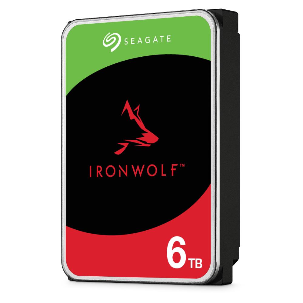 HDD SEAGATE IronWolf 6TB SATA 256 MB 5400 rpm Discs/Heads 4/8 3,5 ST6000VN006