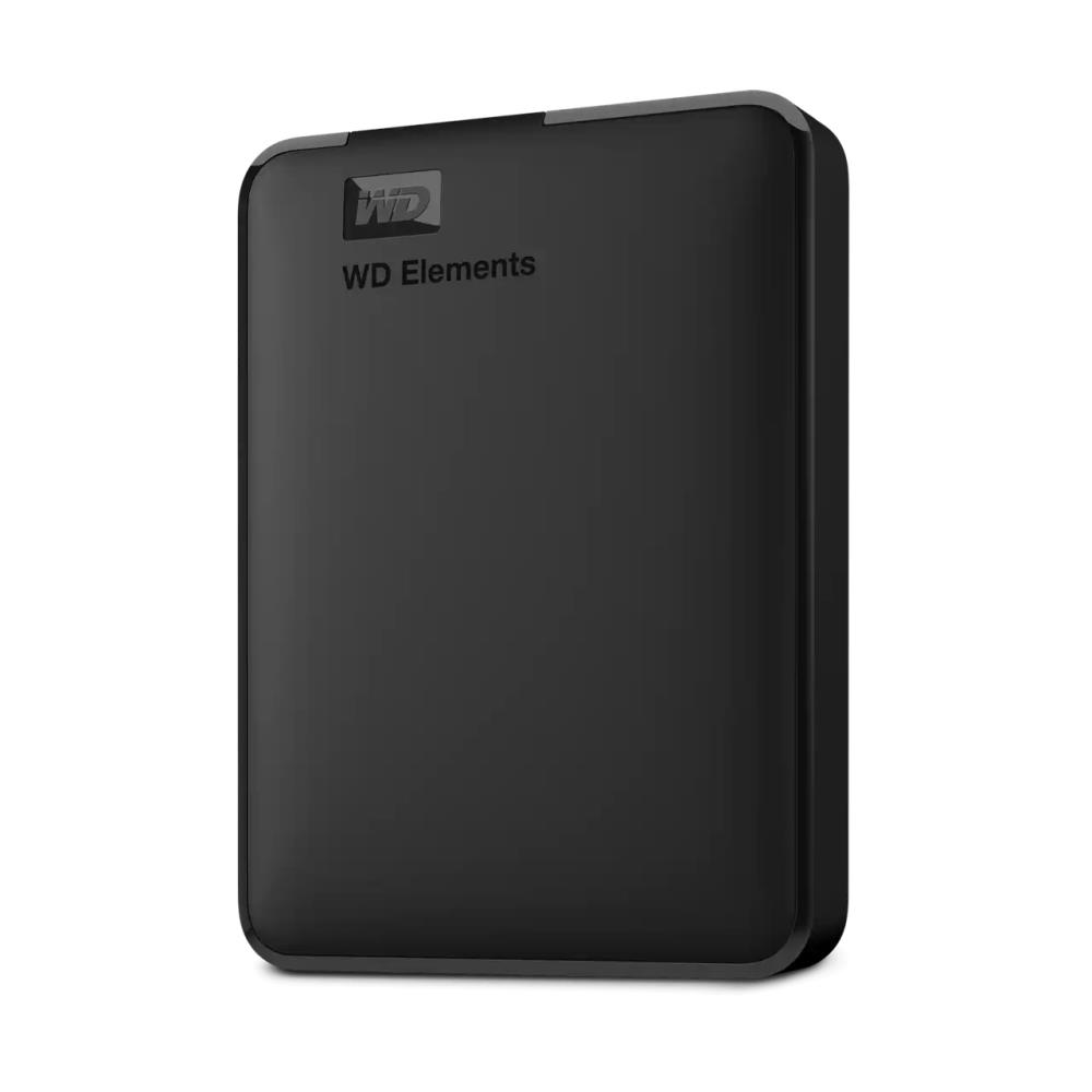 External HDD WESTERN DIGITAL Elements Portable WDBU6Y0050BBK-WESN 5TB USB 3.0 Colour Black WDBU6Y0050BBK-WESN