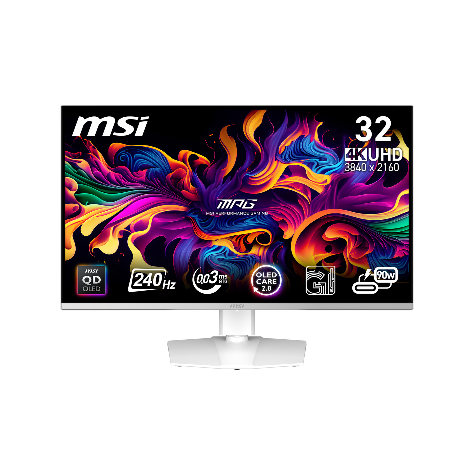 MSI MPG 321URXWDE QD-OLED computer monitor 80 cm (31.5