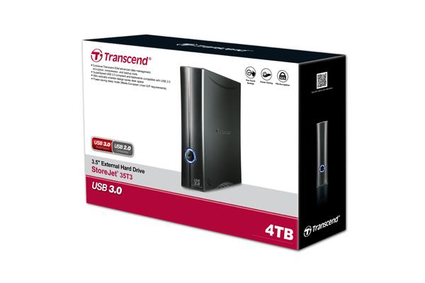 External HDD TRANSCEND StoreJet 4TB USB 3.1 Drives 1 TS4TSJ35T3