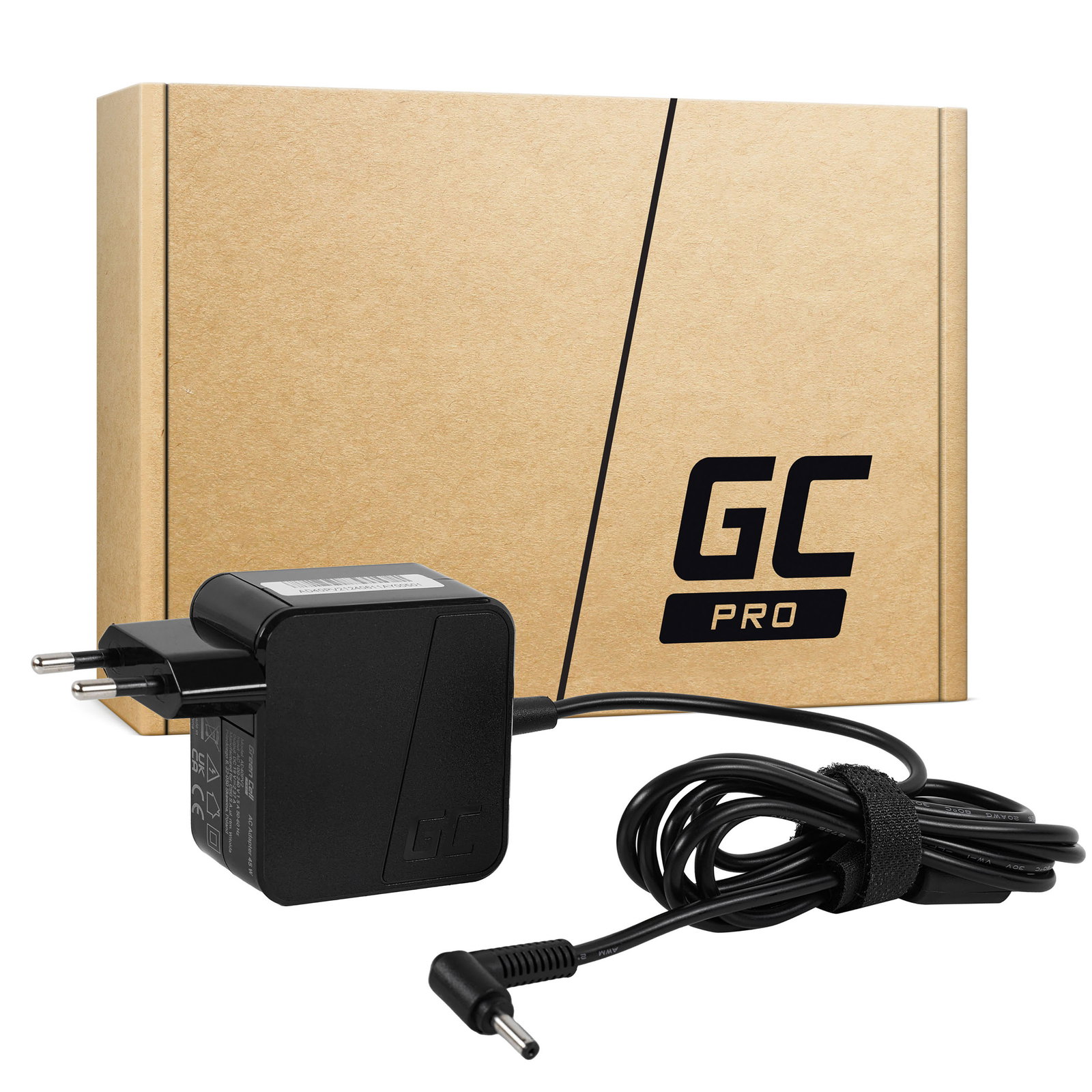 Greencell Laptop Charger PRO 19V 2.37A 45W Asus R540 X200C X200M X201E X202E Vivobook F201E S200E