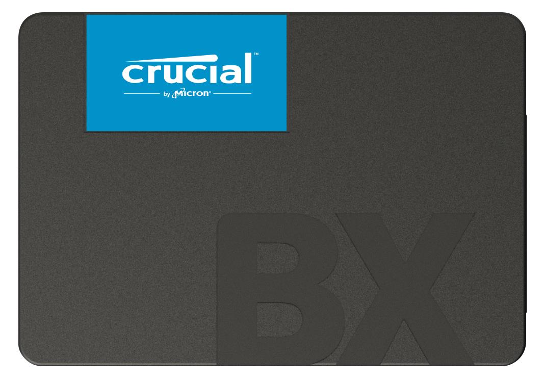 SSD CRUCIAL BX500 2TB SATA 3.0 Write speed 500 MBytes/sec Read speed 540 MBytes/sec 2,5 TBW 720 TB MTBF 1500000 hours CT2000BX500SSD1