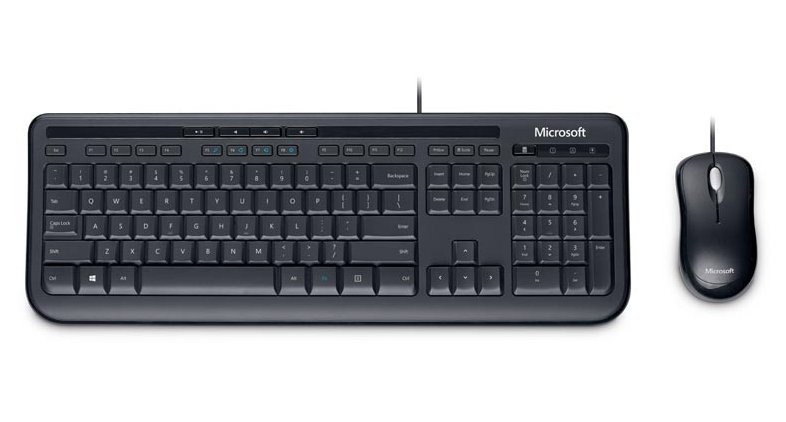 Microsoft Wired Desktop 600 Keyboard + Mouse Set