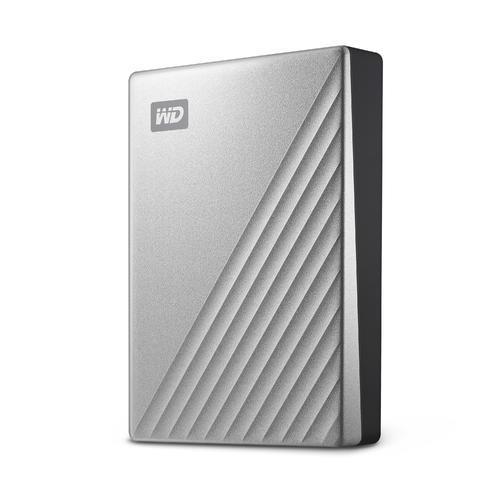 External HDD WESTERN DIGITAL My Passport Ultra 2TB USB 3.0 USB-C Colour Silver WDBC3C0020BSL-WESN