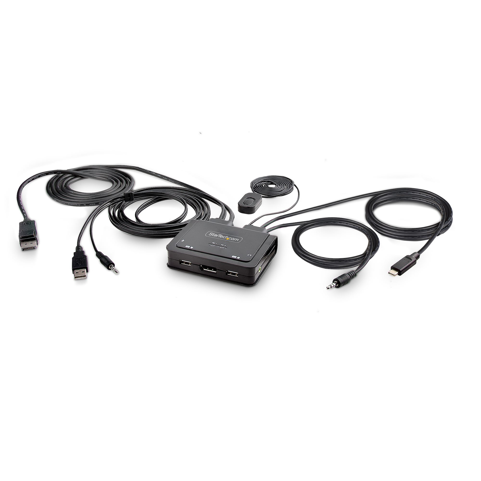 StarTech.com C2-D46-UAC-CBL-KVM 2-PORT HYBRID Cable KVM Switch