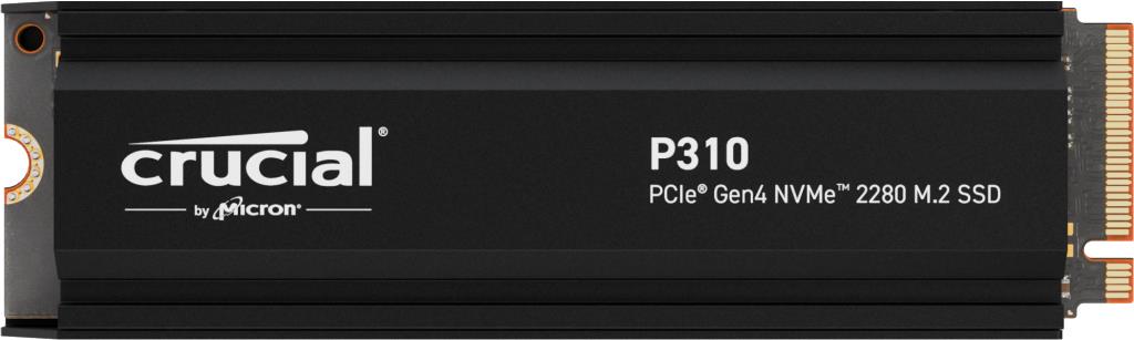 SSD CRUCIAL P310 1TB M.2 PCIe Gen4 NVMe 3D NAND Write speed 6000 MBytes/sec Read speed 7100 MBytes/sec TBW 220 TB CT1000P310SSD5