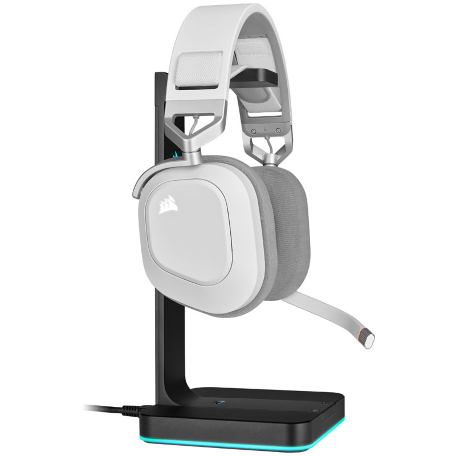 Corsair HS80 RGB Wireless White