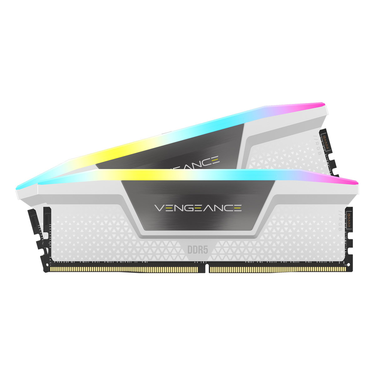 Corsair DIMM 32 GB DDR5-5200 2x 16 GB Dual Kit WhitecmH32GX5M2B5200C40W Vengeance RGB INTEL XMP