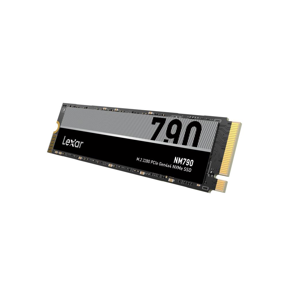 SSD LEXAR NM790 1TB M.2 PCIe Gen4 NVMe Write speed 6500 MBytes/sec Read speed 7400 MBytes/sec 2.45mm TBW 1000 TB MTBF 1500000 hours LNM790X001T-RNNNG