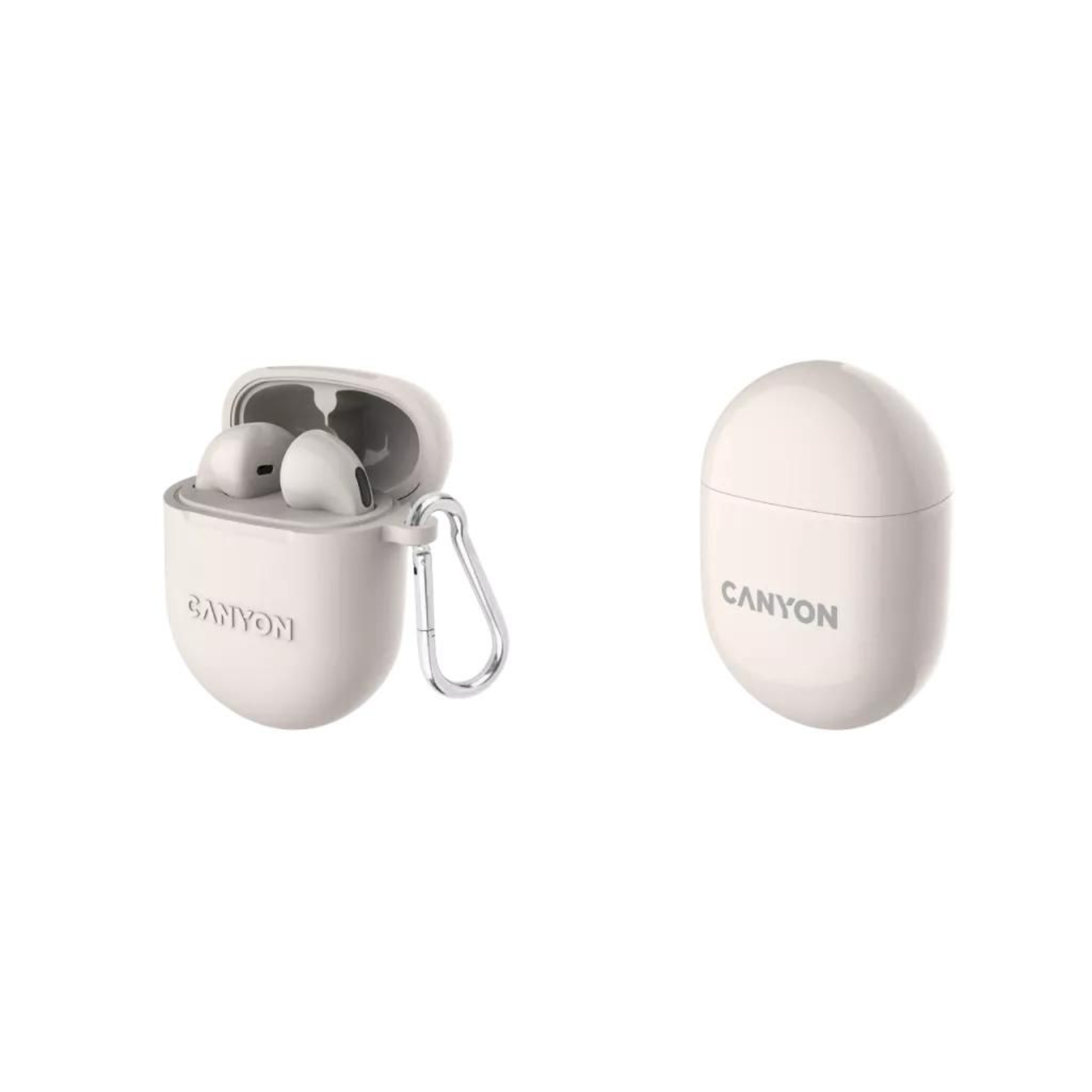 Canyon Bluetooth Headset TWS-6 Gaming Mode/BT 5.3 beige