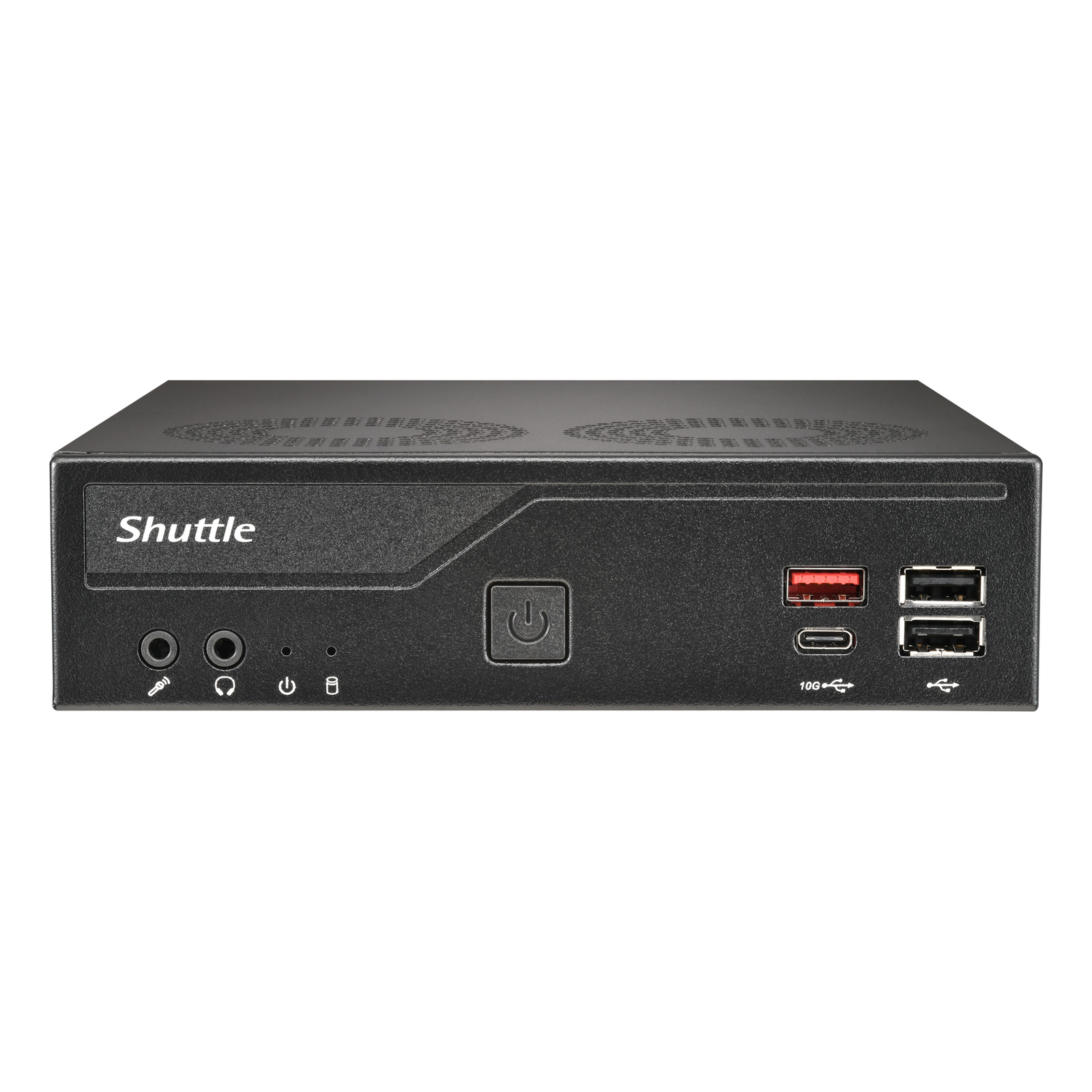 Shuttle Barebone Slim DH810 Intel/SO-DDR5/black Barebone QWERTZ