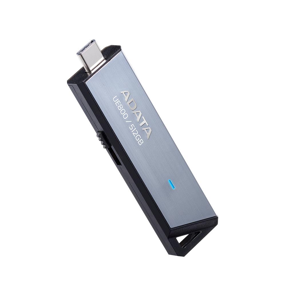 MEMORY DRIVE FLASH USB-C 512GB/SILV AELI-UE800-512G-CSG ADATA