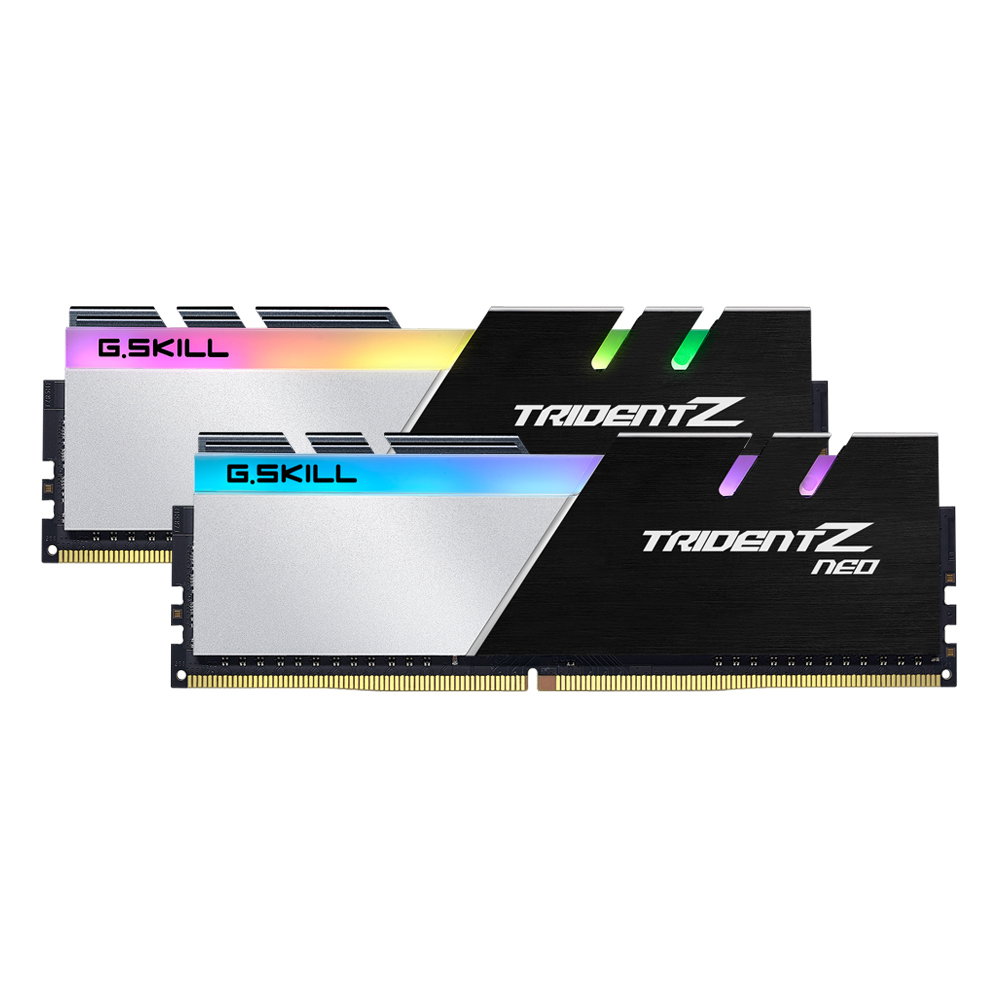 G.Skill DIMM 32 GB DDR4-3200 2x 16 GB Dual Kit Black White Trident Z Neo INTEL XMP