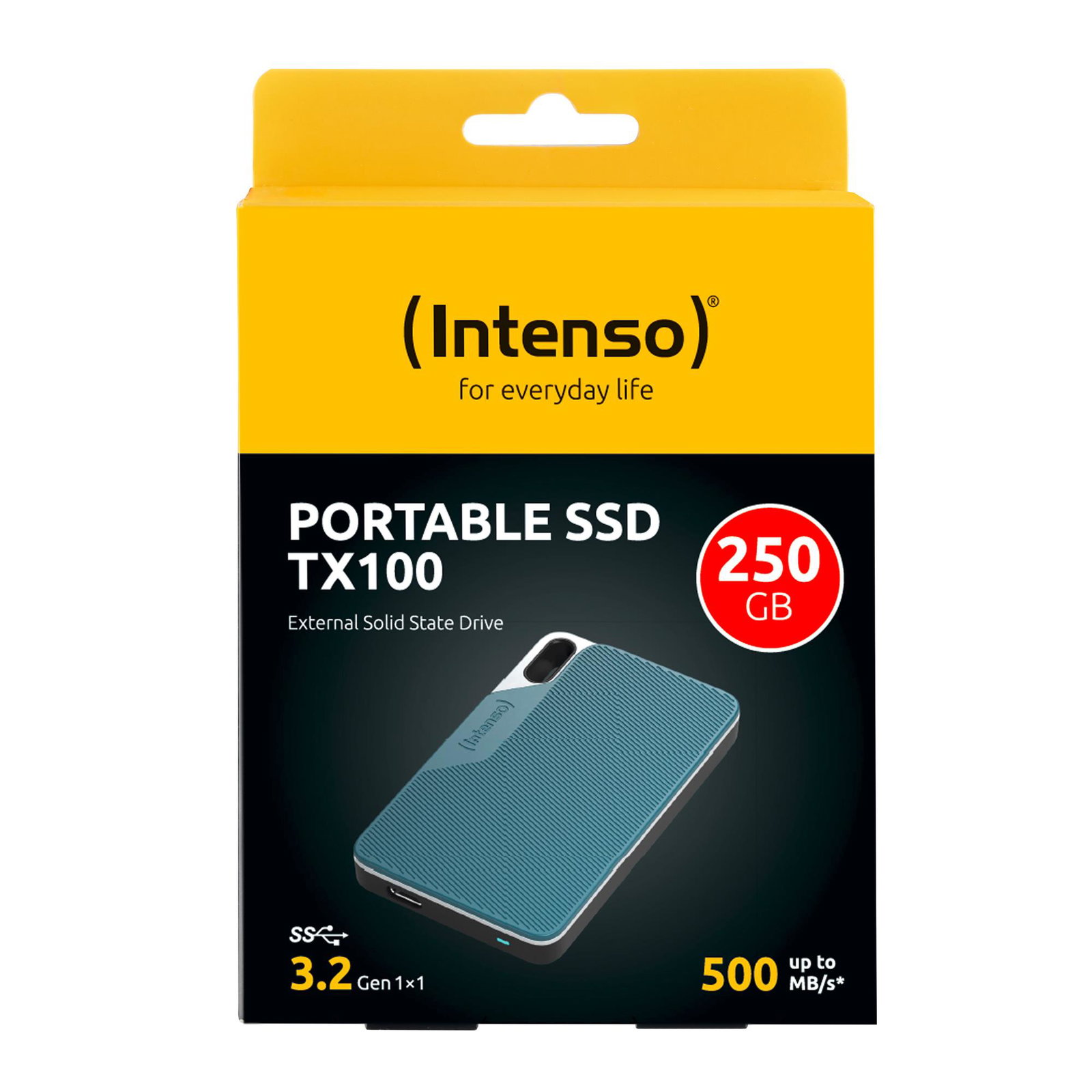 External SSD INTENSO TX100 250GB USB-C 3826440