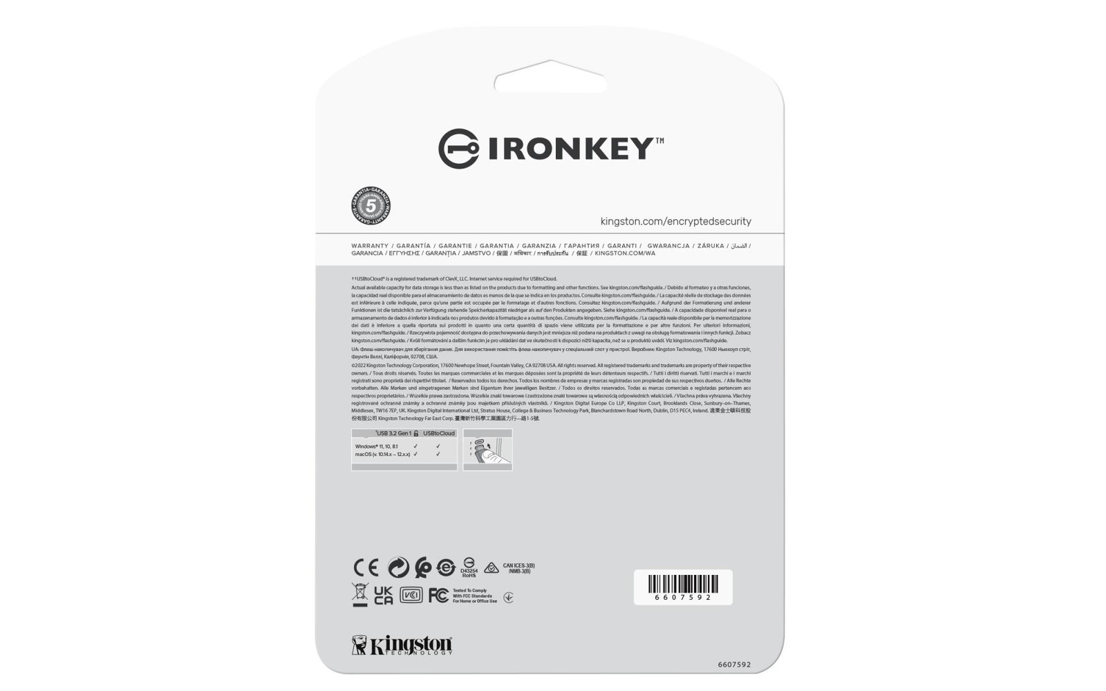 MEMORY DRIVE FLASH USB3.2 32GB/IKLP50/32GB KINGSTON