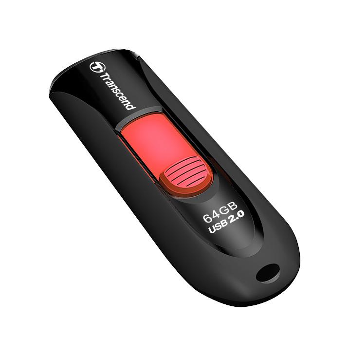 MEMORY DRIVE FLASH USB2 64GB/590 TS64GJF590K TRANSCEND