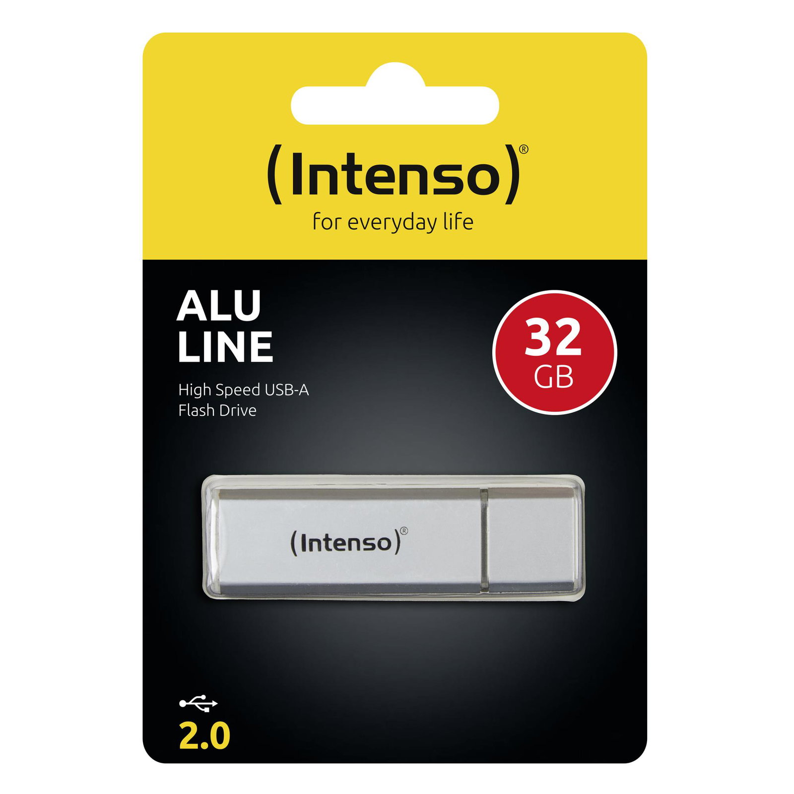 MEMORY DRIVE FLASH USB2 32GB/SILVER 3521482 INTENSO