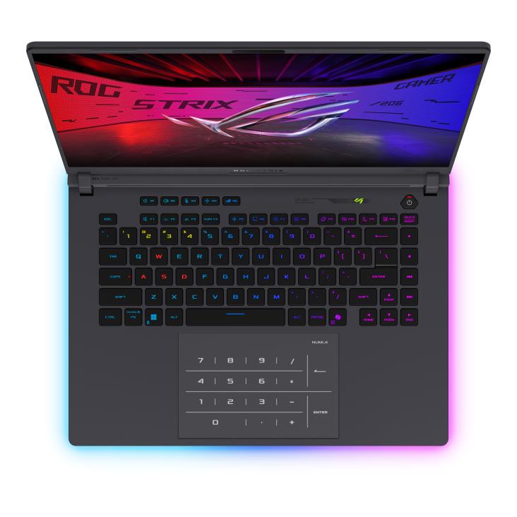 Notebook ASUS ROG Strix G16 (2025) G615LW-S5075W CPU Core Ultra U9-275HX 2700 MHz 16 2560x1600 RAM 16GB DDR5 5600 MHz SSD 1TB NVIDIA GeForce RTX 5080 16GB ENG Windows 11 Home Eclipse Grey 2.65 kg 90NR0LG1-M002T0