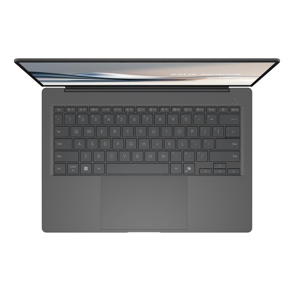 Notebook ASUS ZenBook Series UX3407RA-QD010W CPU Qualcomm Snapdragon X1E78100 3400 MHz 14 1920x1200 RAM 32GB LPDDR5x SSD 1TB Qualcomm Adreno Integrated ENG Windows 11 Home Grey 0.98 kg 90NB16G2-M001Y0