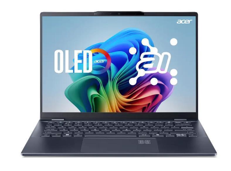Notebook ACER Swift 14 AI CPU Intel Core Ultra 7 256V 14 2880x1800 pixels RAM 16 GB DDR5-SDRAM SSD 1000 GB Discrete graphics Not available On-board graphics Yes Keyboard language English OS installed Windows 11 Home Colour Blue Weight 1.26 kg NX.J2KEL.002