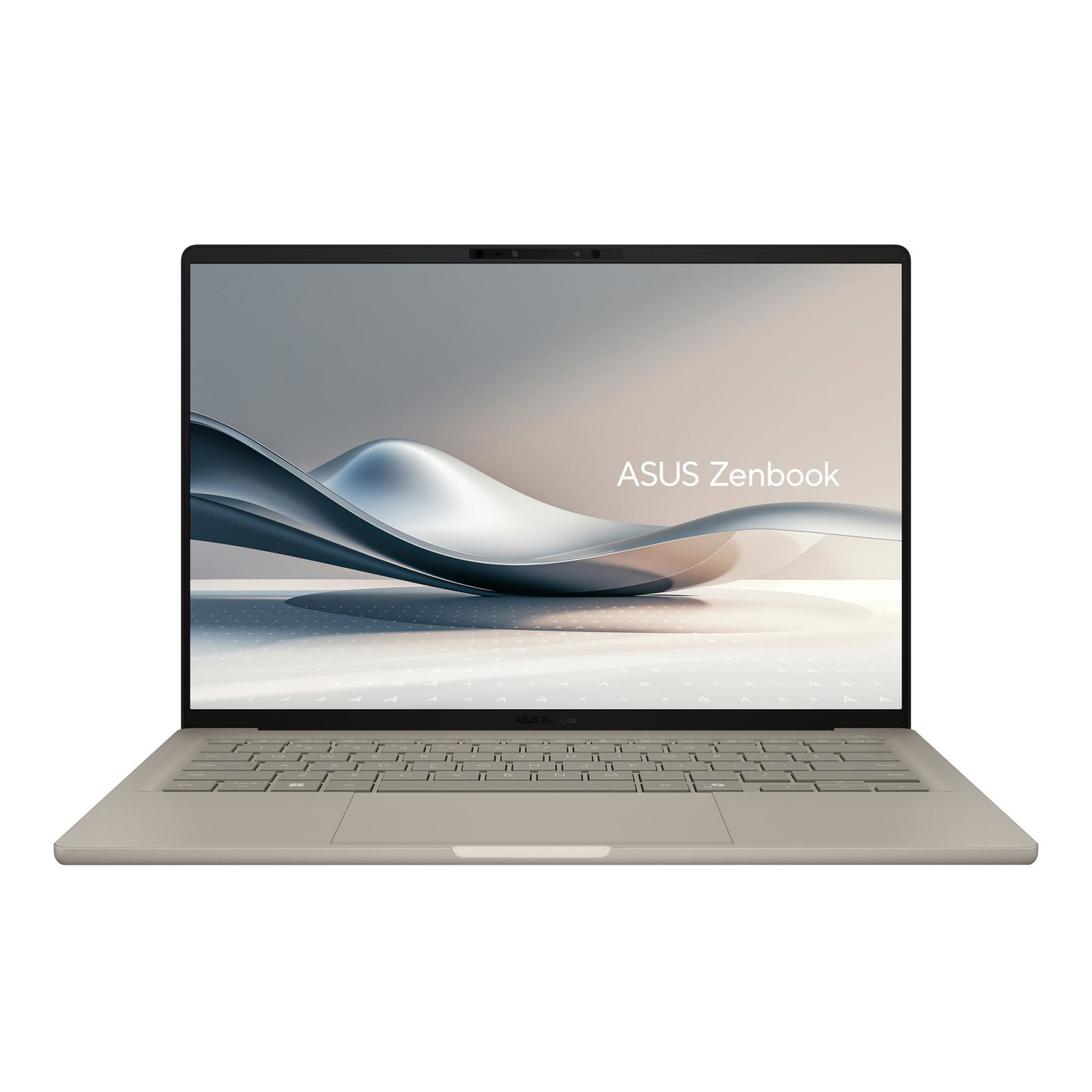 Notebook ASUS ZenBook Series UX3407QA-QD202W CPU Qualcomm Snapdragon X1-26-100 3 GHz 14 1920 x 1200 pixels RAM 16 GB LPDDR5x-SDRAM SSD 512 GB Discrete graphics Not available On-board graphics Yes OS installed Windows 11 Home Colour Beige Weight 980 g 90NB1501-M00E30