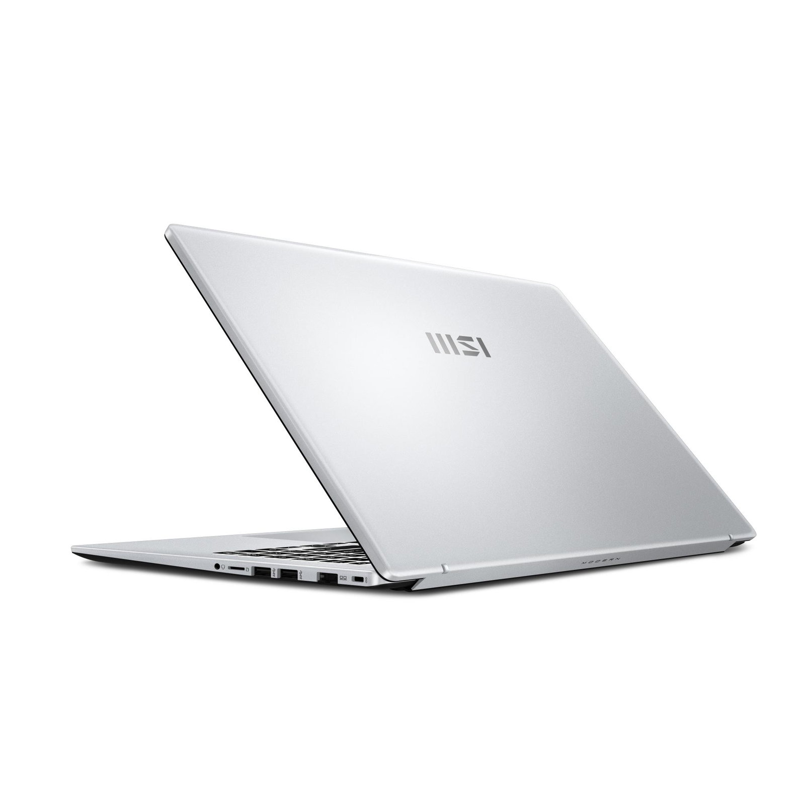 Notebook MSI Modern 15 F13MG CPU Core i5 i5-1334U 1300 MHz 15.6 1920x1080 RAM 16GB DDR4 SSD 512GB Intel Iris Xe graphics Integrated ENG Card Reader Micro SD Windows 11 Home Silver 1.7 kg MODERN15F13MG-430NL