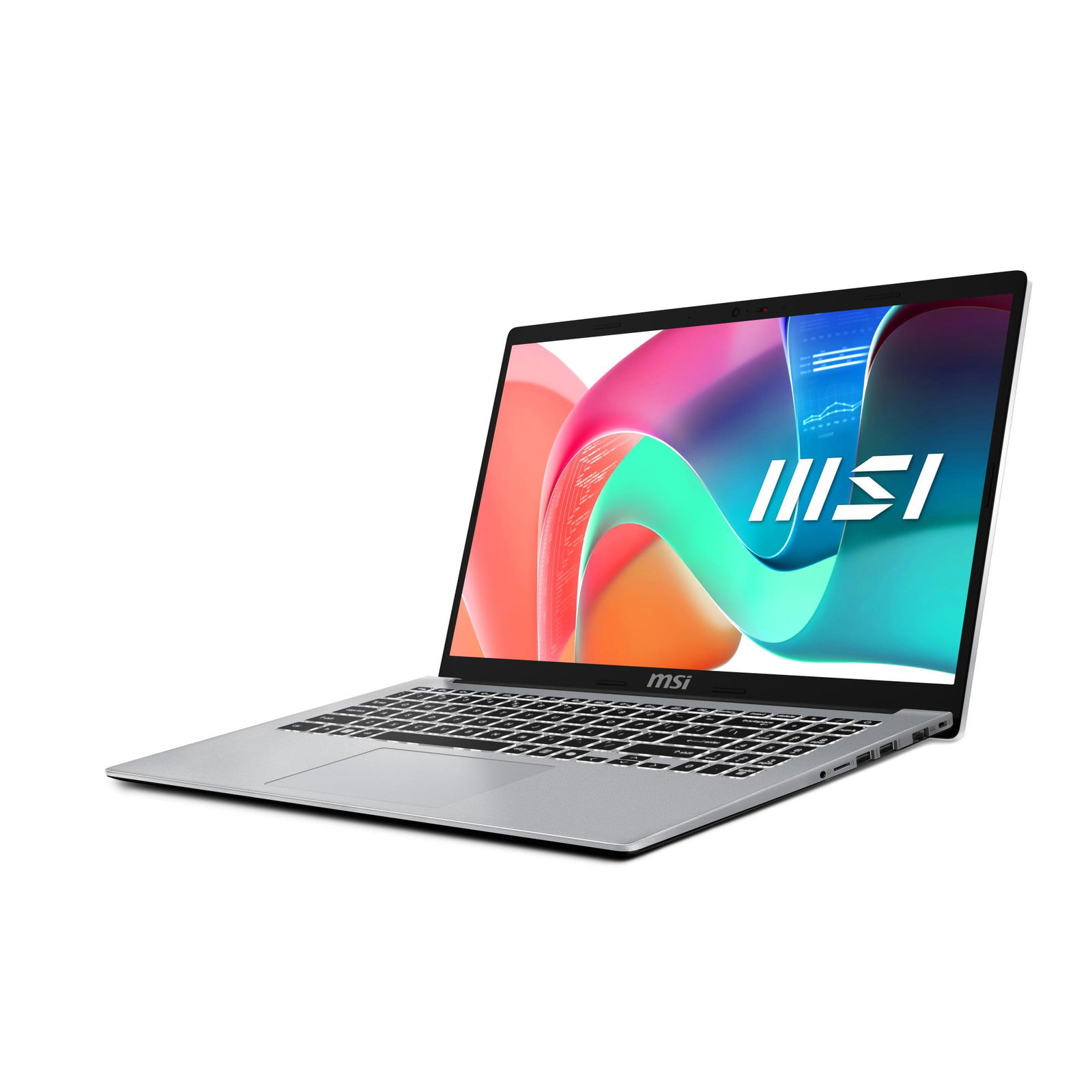 Notebook MSI Modern 15 F13MG CPU Core i5 i5-1334U 1300 MHz 15.6 1920x1080 RAM 16GB DDR4 SSD 512GB Intel Iris Xe graphics Integrated ENG Card Reader Micro SD Windows 11 Home Silver 1.7 kg MODERN15F13MG-430NL