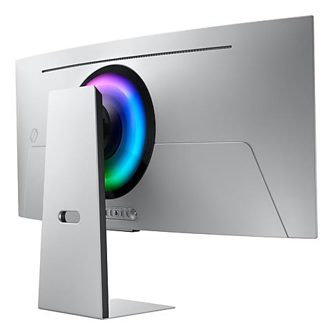 Monitor SAMSUNG 34 Gaming/Smart/Curved/21 : 9 Panel OLED 3440x1440 21:9 175Hz 0.03 ms Speakers Swivel Height adjustable Tilt LS34DG850SUXDU