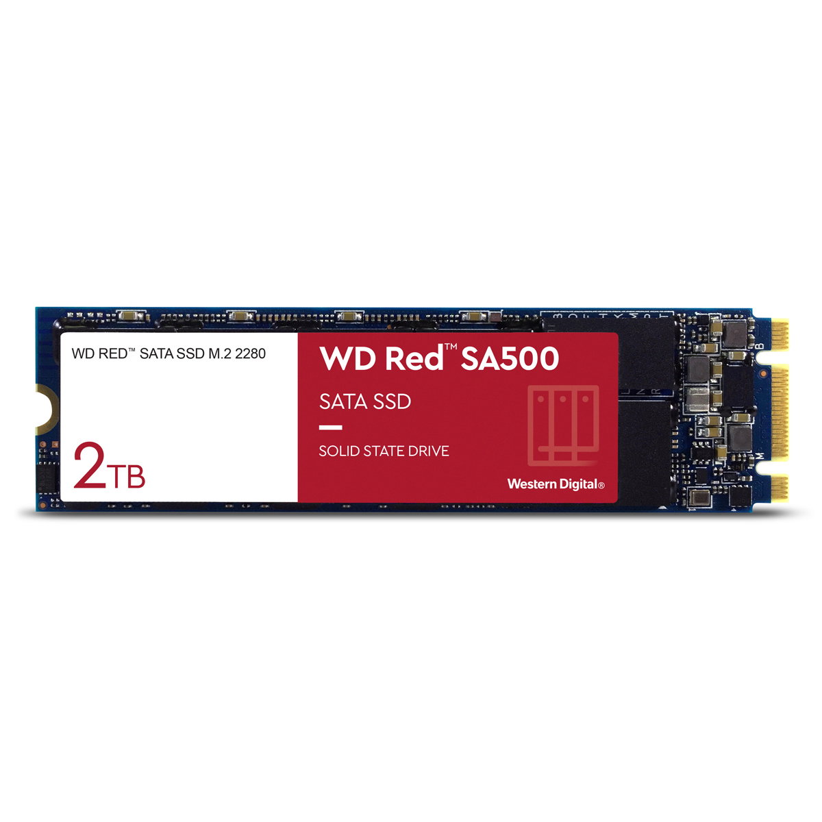 Western Digital Red SA500 SATA SSD 2TB M.2 2280 SATA 6Gbit/s