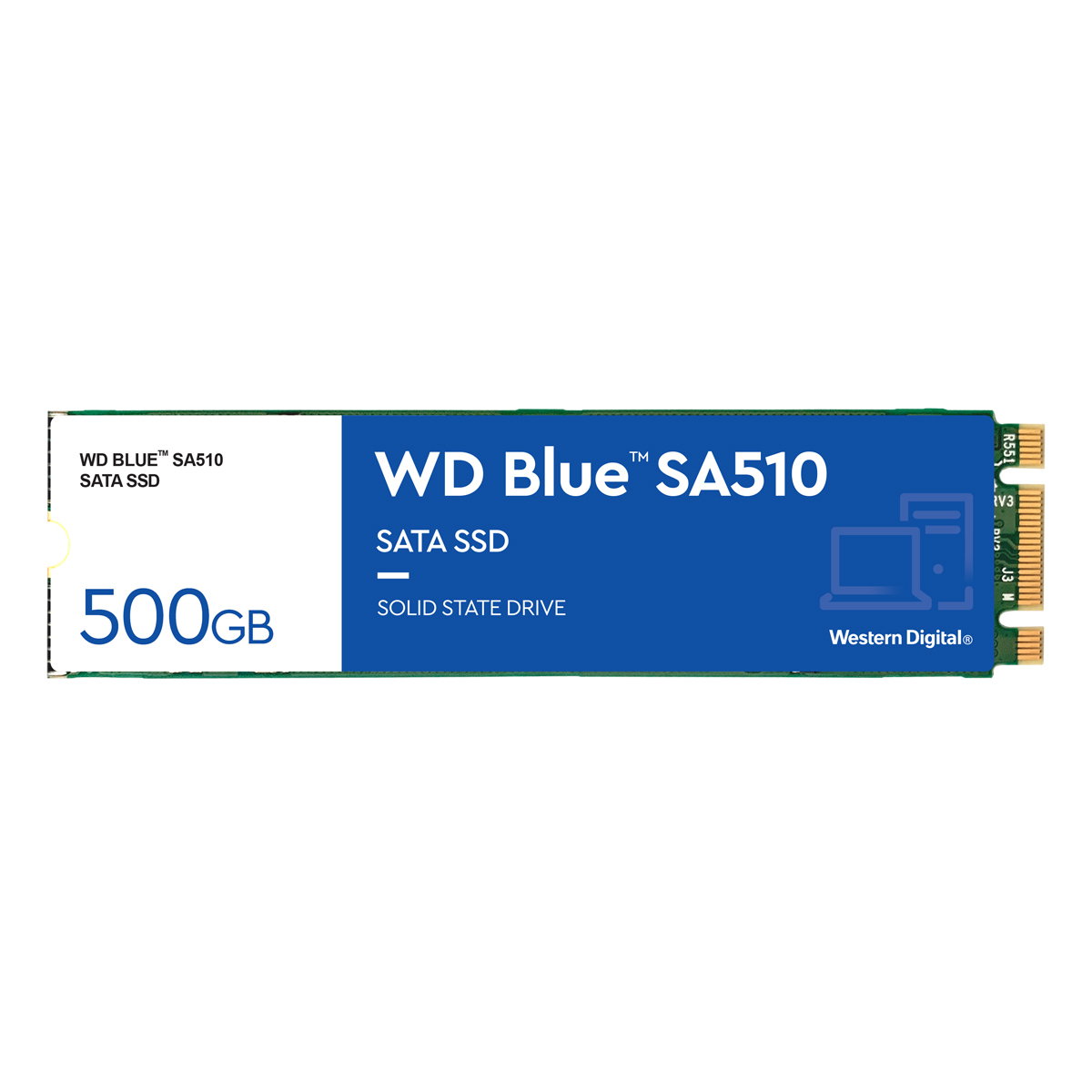 Western Digital Blue SA510 SSD 500GB M.2 2280 SATA 6 Gbit/s