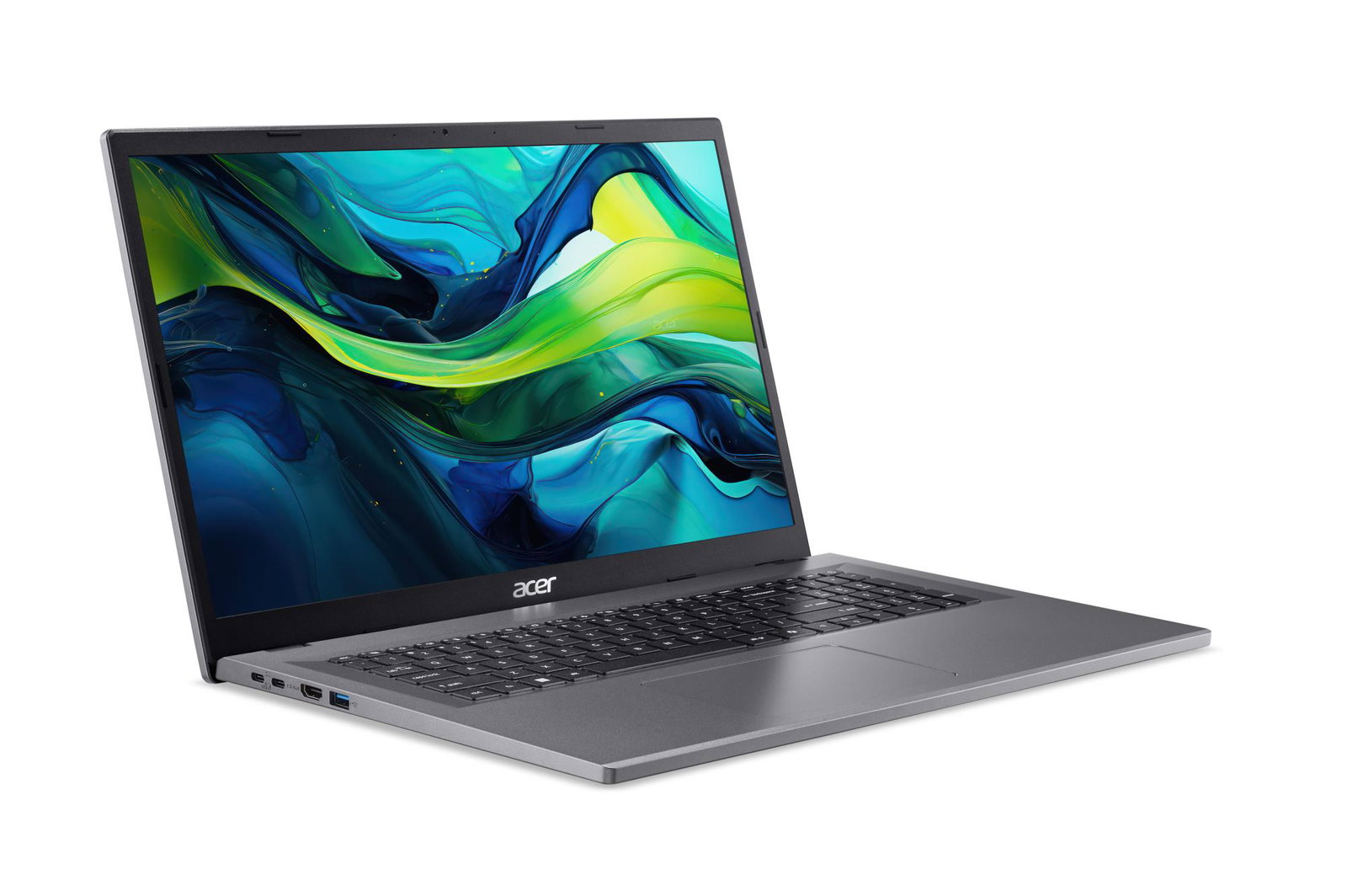Notebook ACER Aspire Go 17 CPU Intel Core 3 N355 1.9 GHz 17.3 1920 x 1080 pixels RAM 16 GB LPDDR5-SDRAM SSD 512 GB Discrete graphics Not available On-board graphics Yes Keyboard language English OS installed Windows 11 Home Colour Grey Weight 2.035 kg NX.J45EL.003