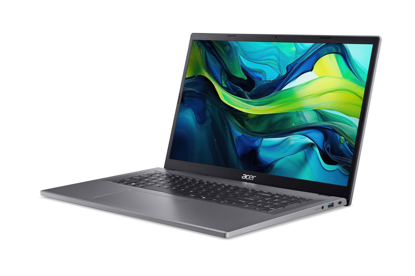 Notebook ACER Aspire Go 17 CPU Intel Core 3 N355 1.9 GHz 17.3 1920 x 1080 pixels RAM 16 GB LPDDR5-SDRAM SSD 512 GB Discrete graphics Not available On-board graphics Yes Keyboard language English OS installed Windows 11 Home Colour Grey Weight 2.035 kg NX.J45EL.003