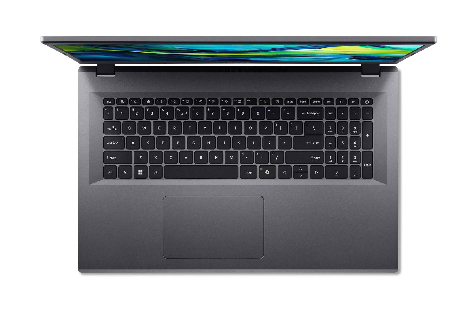Notebook ACER Aspire Go 17 CPU Intel Core 3 N355 1.9 GHz 17.3 1920 x 1080 pixels RAM 16 GB LPDDR5-SDRAM SSD 512 GB Discrete graphics Not available On-board graphics Yes Keyboard language English OS installed Windows 11 Home Colour Grey Weight 2.035 kg NX.J45EL.003