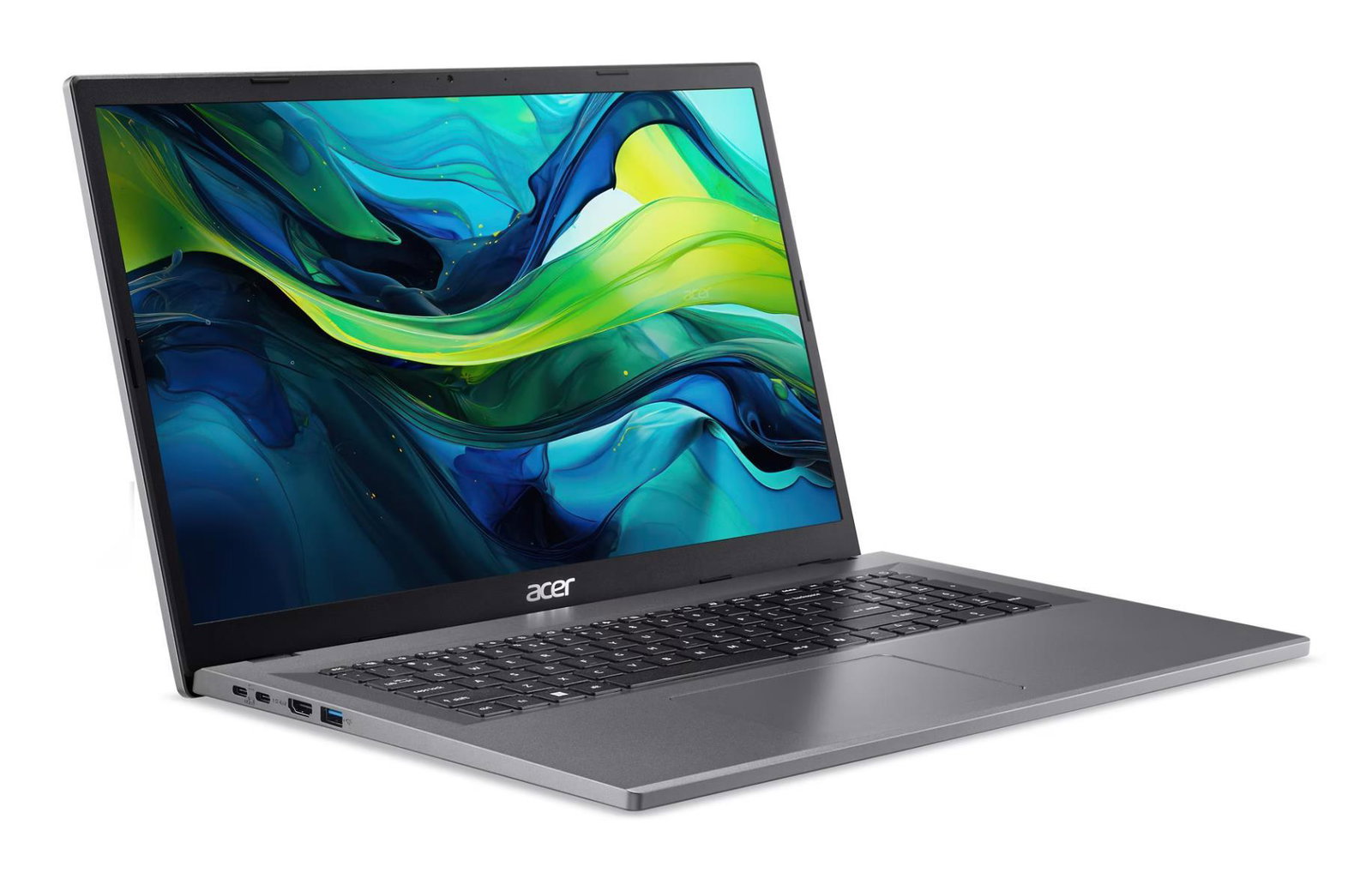 Notebook ACER Aspire Go 17 CPU Intel Core 3 N355 1.9 GHz 17.3 1920 x 1080 pixels RAM 16 GB LPDDR5-SDRAM SSD 512 GB Discrete graphics Not available On-board graphics Yes Keyboard language English OS installed Windows 11 Home Colour Grey Weight 2.035 kg NX.J45EL.003
