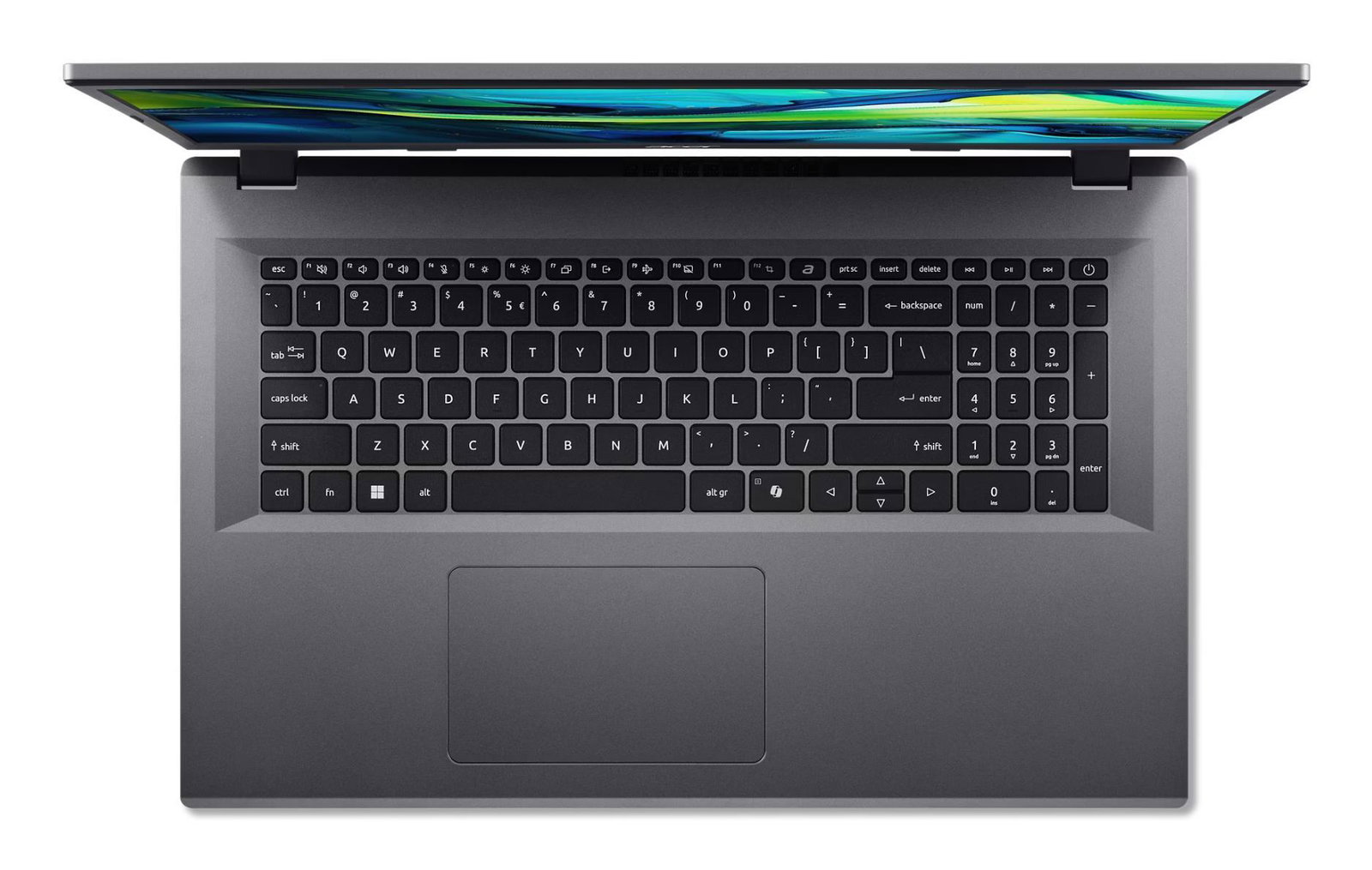 Notebook ACER Aspire Go 17 CPU Intel Core 3 N355 1.9 GHz 17.3 1920 x 1080 pixels RAM 16 GB LPDDR5-SDRAM SSD 512 GB Discrete graphics Not available On-board graphics Yes Keyboard language English OS installed Windows 11 Home Colour Grey Weight 2.035 kg NX.J45EL.003