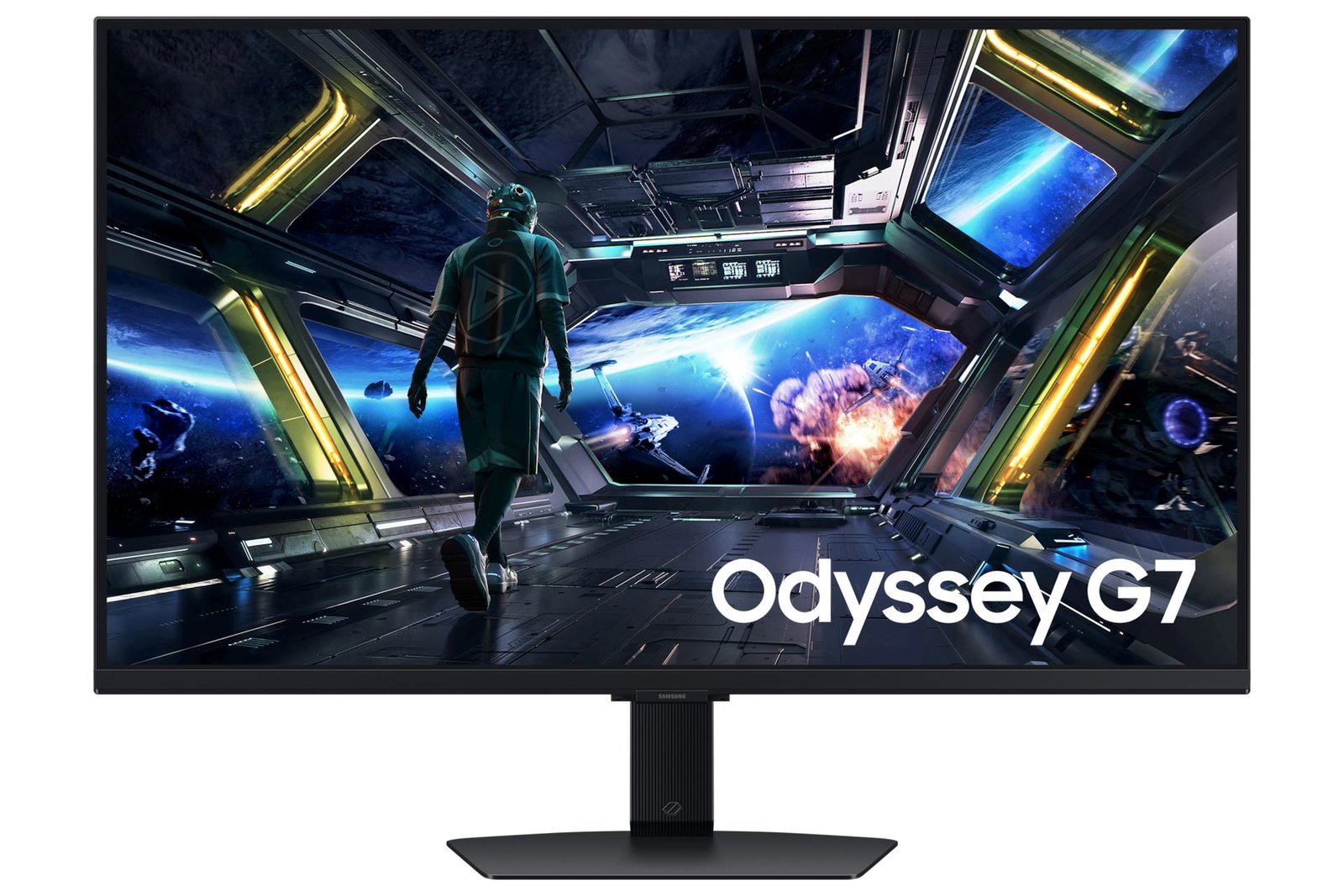 LCD Monitor SAMSUNG Odyssey G7 32 Gaming Panel IPS 3840x2160 16:9 144Hz 1 ms Speakers Swivel Pivot Height adjustable Tilt Colour Black LS32DG702EUXDU