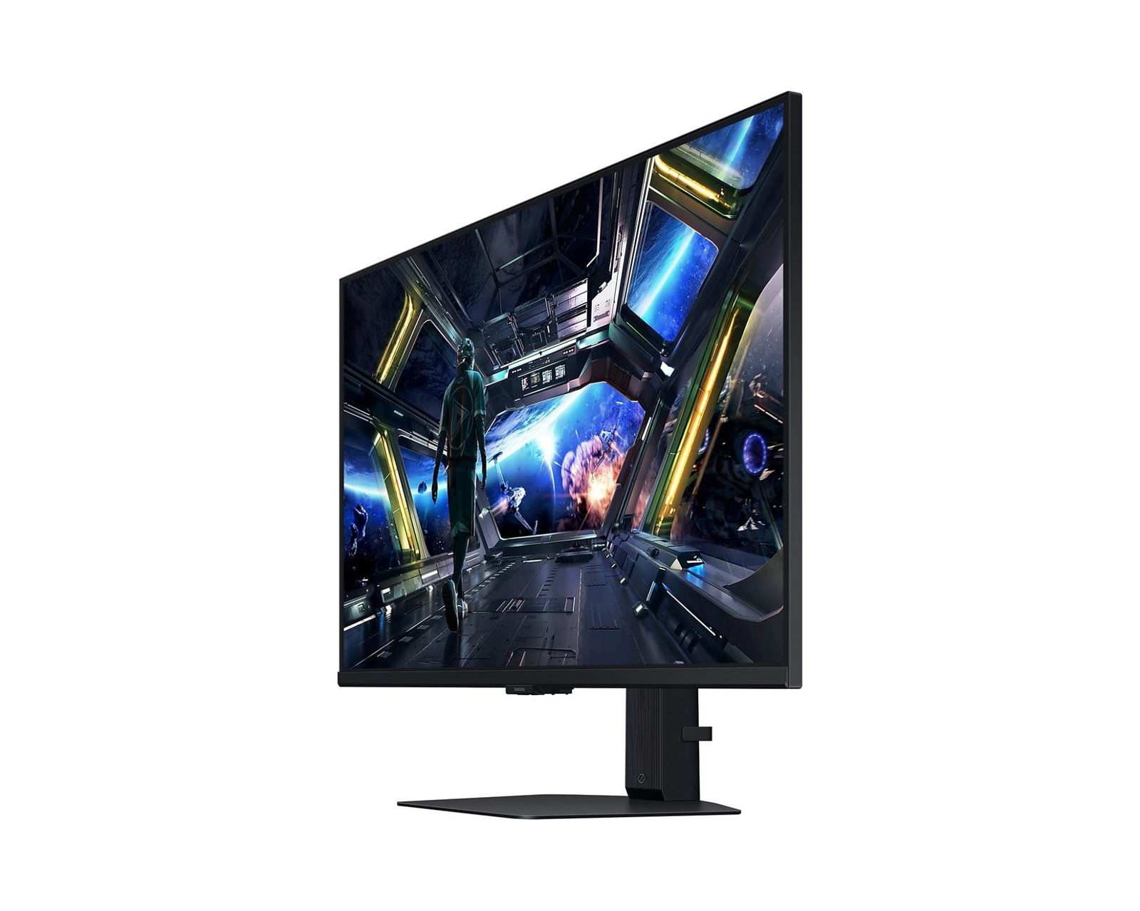 LCD Monitor SAMSUNG Odyssey G7 32 Gaming Panel IPS 3840x2160 16:9 144Hz 1 ms Speakers Swivel Pivot Height adjustable Tilt Colour Black LS32DG702EUXDU