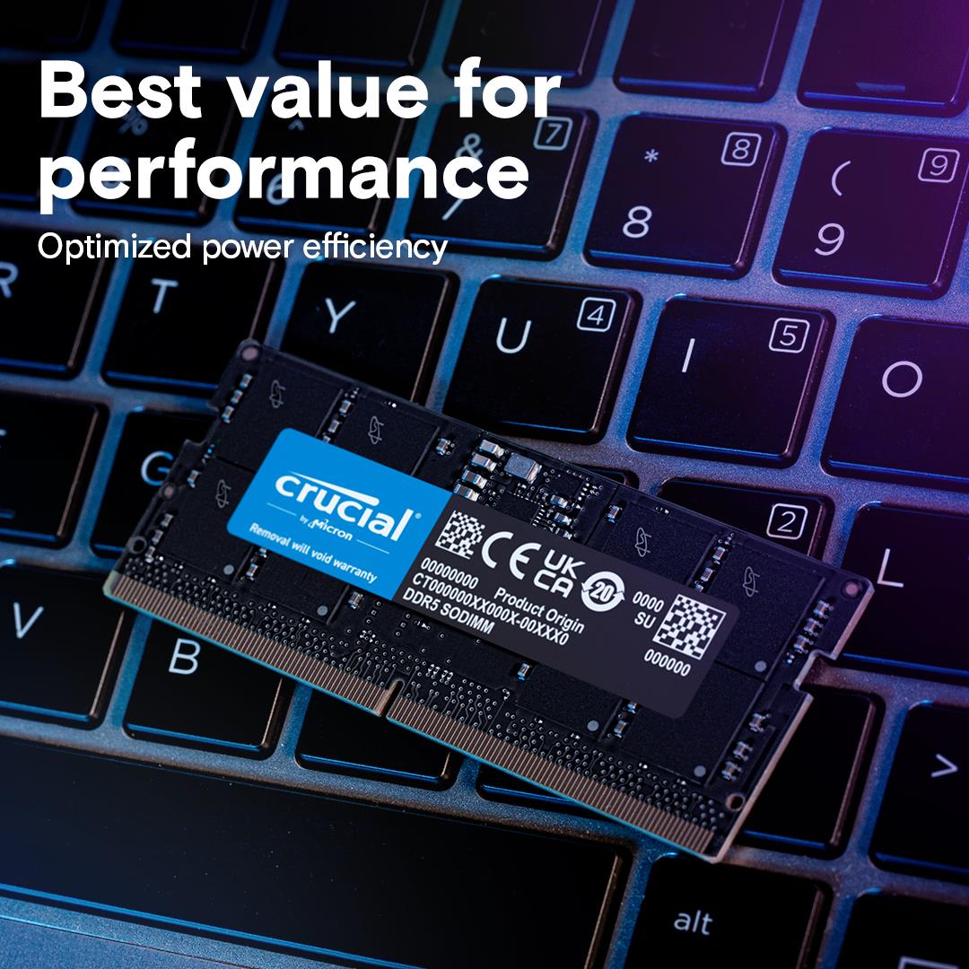 NB MEMORY 64GB DDR5-5600/SO CT64G56C46S5 CRUCIAL